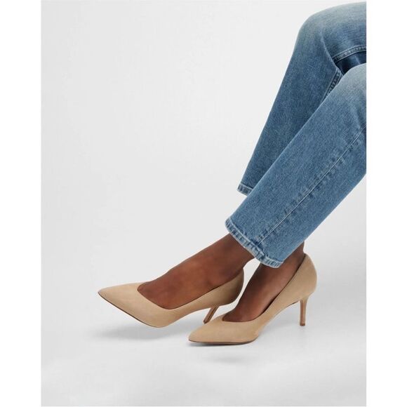 Revolve Veronica Beard Lisa Suede Leather Pointed Toe Pump Heels NWOT - Picture 1 of 12